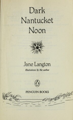 Book cover for Langton Jane : Dark Nantucket Noon