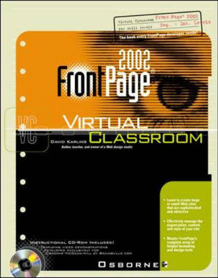 Book cover for FrontPage 2002 Virtual Classroom