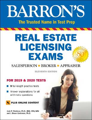 Book cover for Real Estate Licensing Exams with Online Digital Flashcards