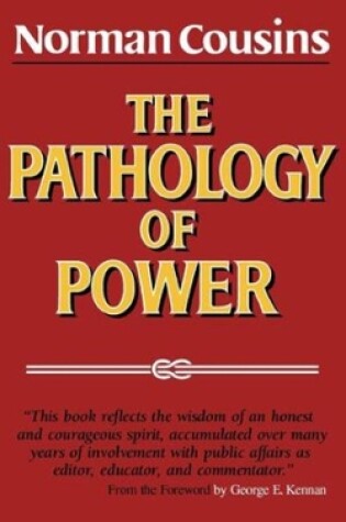 Cover of The Pathology of Power