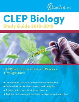 Book cover for CLEP Biology Study Guide 2018-2019