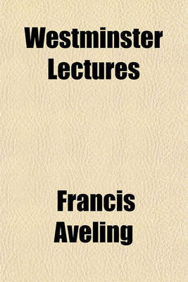 Book cover for Westminster Lectures