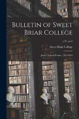 Book cover for Bulletin of Sweet Briar College