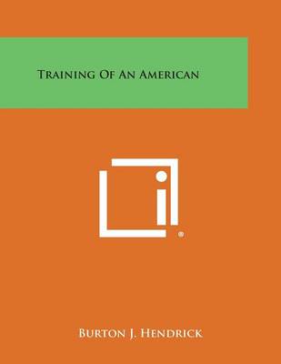 Book cover for Training of an American