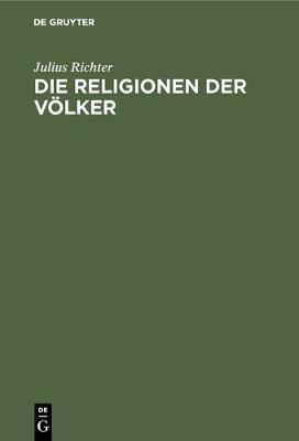 Book cover for Die Religionen Der Voelker