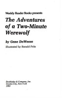 Book cover for The Adventures of a Two-Minute Werewolf