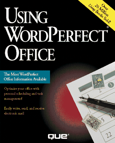 Book cover for Using WordPerfect Office 4.0