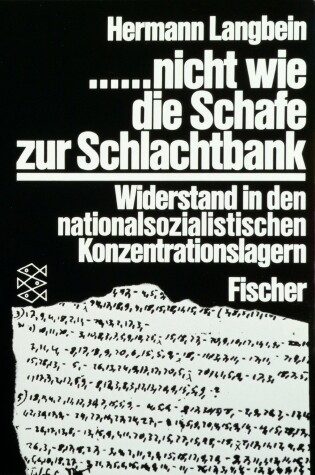 Book cover for Nicht Wie Die Schafe Zur Schlachtbank