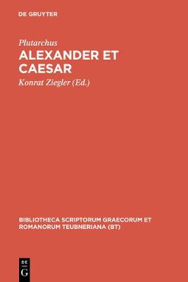 Book cover for Vitae Parallelae: Alexander E Pb