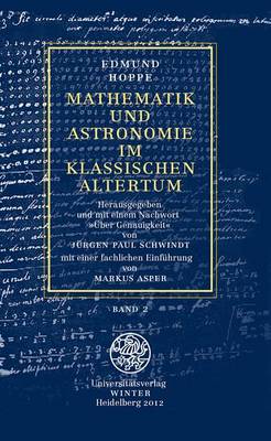 Cover of Mathematik Und Astronomie Im Klassischen Altertum