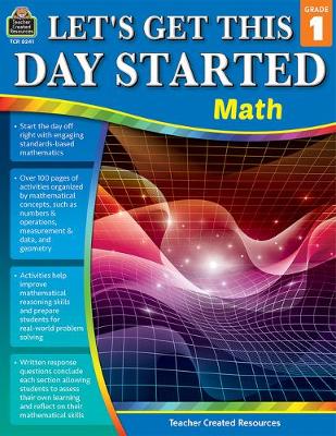 Book cover for Let's Get This Day Started: Math (Gr. 1)
