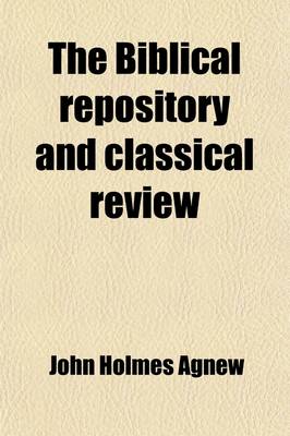 Book cover for The Biblical Repository and Classical Review