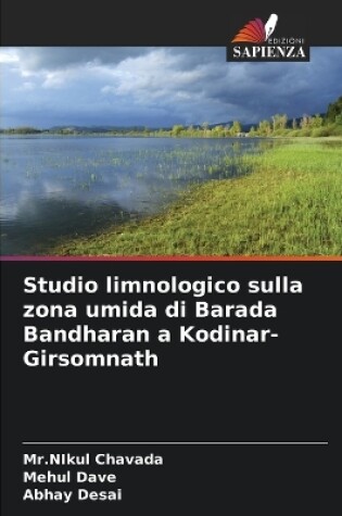 Cover of Studio limnologico sulla zona umida di Barada Bandharan a Kodinar-Girsomnath