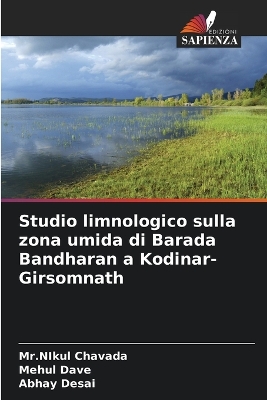 Book cover for Studio limnologico sulla zona umida di Barada Bandharan a Kodinar-Girsomnath