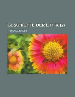 Book cover for Geschichte Der Ethik (2)