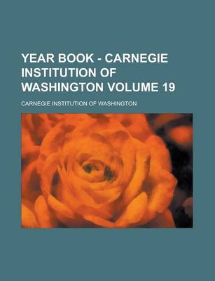 Book cover for Year Book - Carnegie Institution of Washington (N. 2)