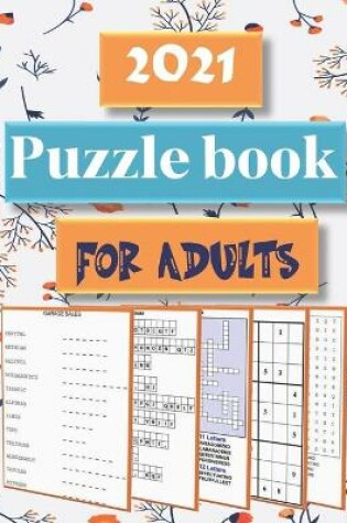 Cover of 2021 Puzzle Book for Adults