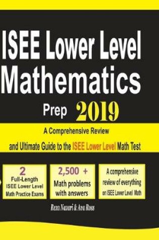 Cover of ISEE Lower Level Mathematics Prep 2019