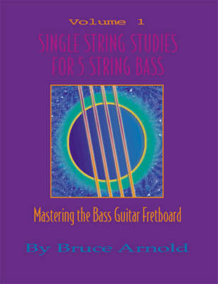 Book cover for Single String Studies for 5 String Bass