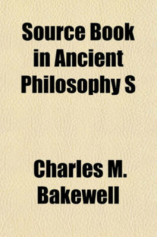 Cover of Source Book in Ancient Philosophy S