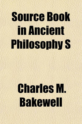 Book cover for Source Book in Ancient Philosophy S