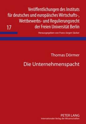 Cover of Die Unternehmenspacht