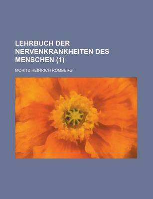 Book cover for Lehrbuch Der Nervenkrankheiten Des Menschen (1 )