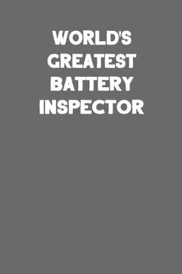 Book cover for World's Greatest Battery Inspector