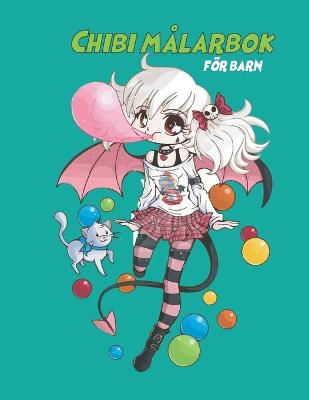Book cover for Chibi målarbok för barn