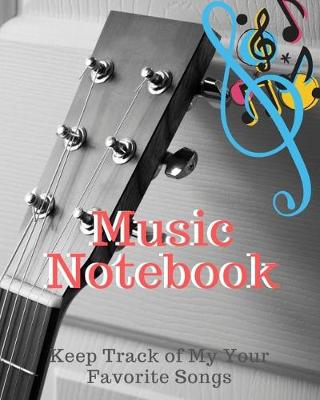 Book cover for Music Notebook