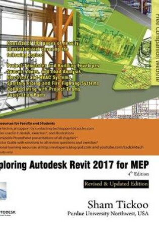 Cover of Exploring Autodesk Revit 2017 for MEP