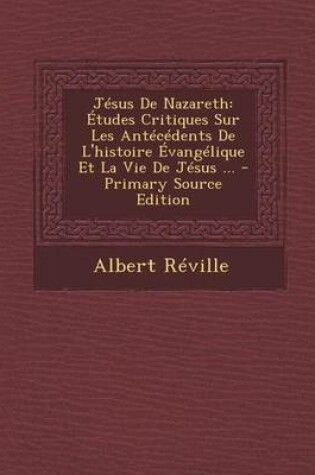 Cover of Jesus de Nazareth