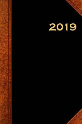 Cover of 2019 Daily Planner Vintage Style Cover 384 Pages