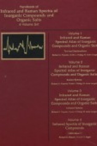 Cover of Handbook of Infrared and Raman Spectra of Inorganic Compounds and Organic Salts