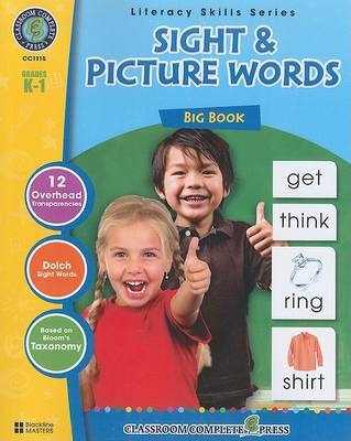 Book cover for Sight and Picture Words Big Book, Grades K-1