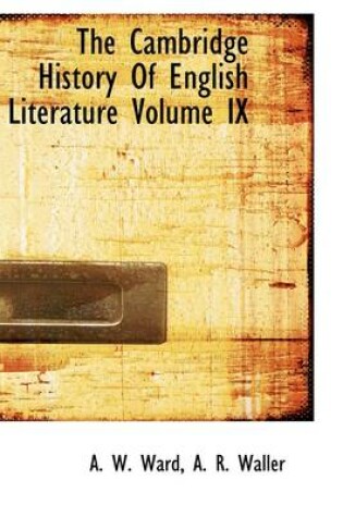 Cover of The Cambridge History of English Literature Volume IX