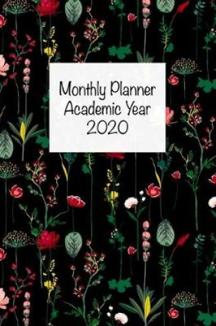 Cover of Monthly Planner Academic Year 2020