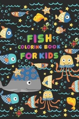 Cover of Fish coloring book for kids