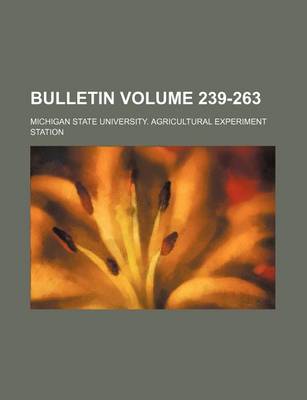 Book cover for Bulletin Volume 239-263