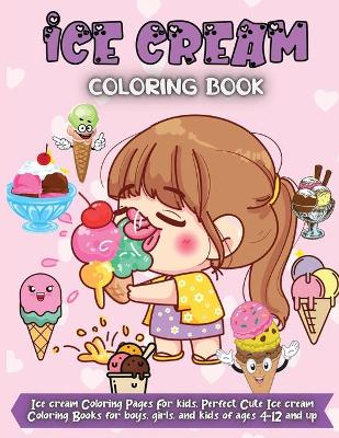 Book cover for Ice Cream Coloring Book