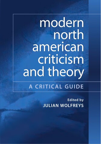 Book cover for Modern North American Criticism and Theory