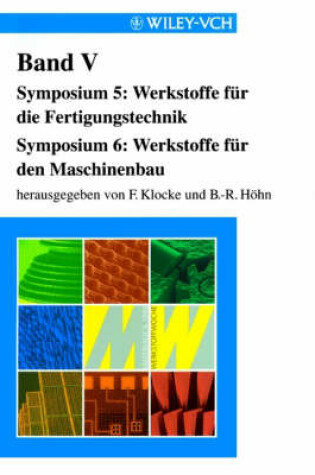 Cover of Werkstoffwoche fur die Fertigungstechnic