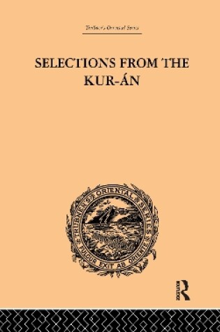 Cover of Selections from the Kuran