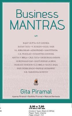 Book cover for Business Mantras_Sacn pdf files