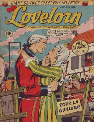 Book cover for Lovelorn Number 10 Romance Comic Book