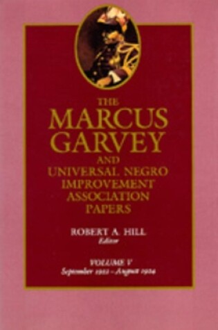 Cover of The Marcus Garvey and Universal Negro Improvement Association Papers, Vol. V
