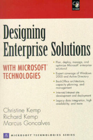 Cover of Designing Enterprise Solutions with Microsoft Technologies