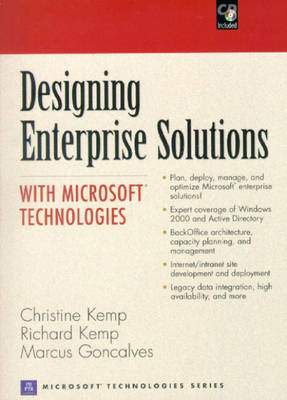 Book cover for Designing Enterprise Solutions with Microsoft Technologies