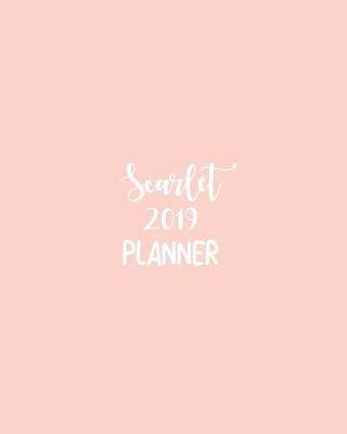 Book cover for Scarlet 2019 Planner