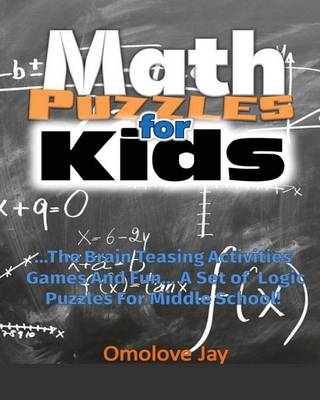 Book cover for Math Puzzles for Kids